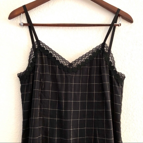 Corey Lynn Calter Anthro  Grid Wide Leg Jumpsuit - Picture 2 of 7